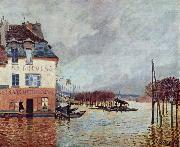 Alfred Sisley Flood at Port Marly, painting